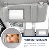 Left Driver Side Sun Visor with Light Fit for Toyota