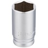 Koken Z-EAL 6.35 mm Insert, 6-Point Semi-Deep Socket, 13 mm,