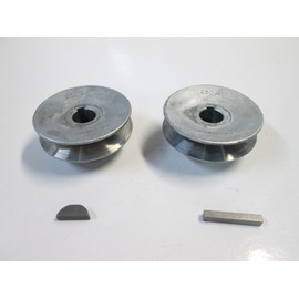 Craftsman Belt Drive Contractor Table Saw 2 1/2" Pulley Set with Keys for 5/8" Arbor or Pulley Shaft
