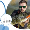 SGERUFZ 6 Piece Fishing Sbirolino Set, Slow Sinking, Sbirolino Floating,