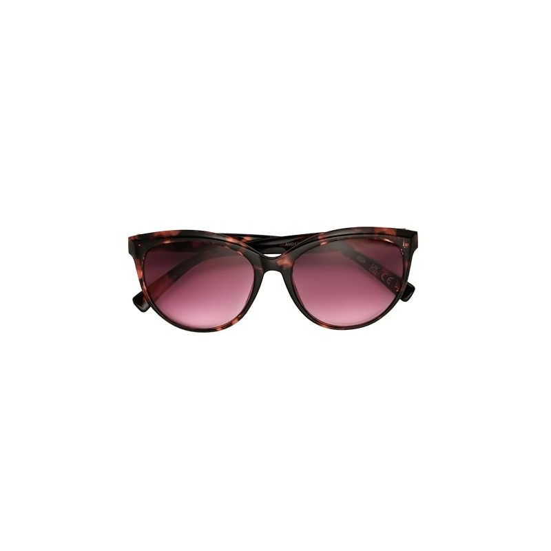 Nine West Women's Rayna Sunglasses, Rose Tortoise, 55mm