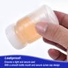 PATIKIL 5 Pcs 50ml Reagent Bottles, PE Wide Mouth Round