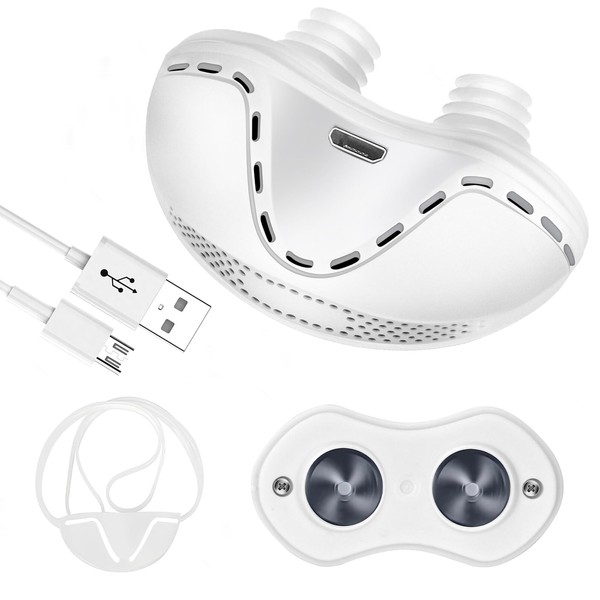 Portable Anti Snore Device,Electric Snoring Solution,Adjustable Wind Speed Stop Snoring