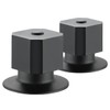 36281, Manerales para Regadera Negro, Metálico, Prime, Set de 2