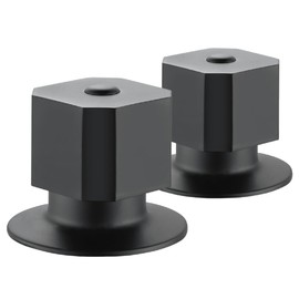 36281, Manerales para Regadera Negro, Metálico, Prime, Set de 2 Piezas