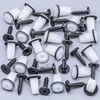 Rexka 20 Sets 5mm Fender Liner Bumper Cover Splash Shield