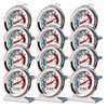 12 Pack Refrigerator Freezer Thermometer Large Dial Analog Thermometer