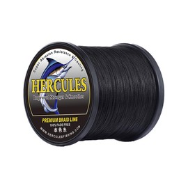 HERCULES Fade-Resistant Braided PE Fishing Line, 4 Strands, Long Casts, Strong, Sensitive, Flexible, No Stretch, Versatile, Long-Lasting, 109 yd (100 m) #0.2 (6 lb (2.7 kg) / 0.003 in. (0.08 mm))