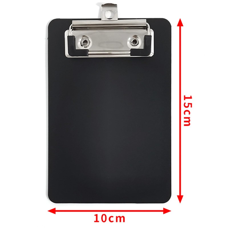 Mini Clipboard, 10 x 15 cm Plastic Clipboard, Small Clipboards
