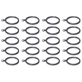 TopHomer Curtain Rings Curtain Metal Curtain Hanging Rings Pack of 20