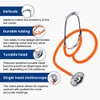 Dixie EMS Single Head Lightweight Stethoscope, Latex Free for Doctors,