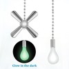 Bruislard 2 Pcs Glow in The Dark Ceiling Fan Chain