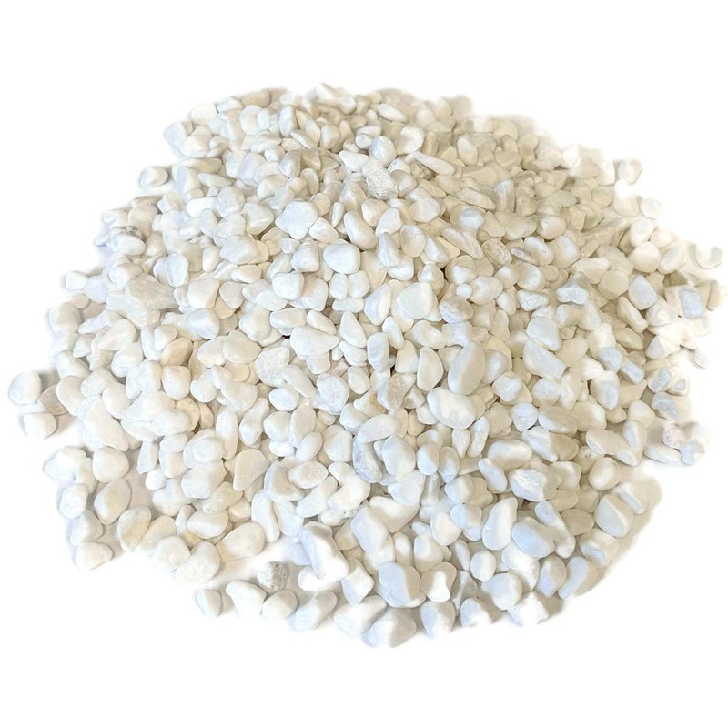 Midwest Hearth Decorative White Bean Pebbles 1/5" Size (2-lb Bag)