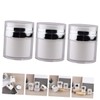 DECHOUS 3Pcs Leakproof Airless Lotion Pump Bottles Portable Cream Containers