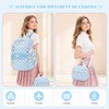 DIGOBAY 4PCS Corduroy Backpack For Girls with Lunch Box Pencil