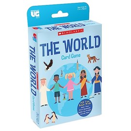 University Games | Scholastic The World Travel Card Game, for 2 or More Players Ages 6 and Up