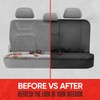 Motor Trend SpillGuard Waterproof Rear Bench Car Seat Cover, Beige