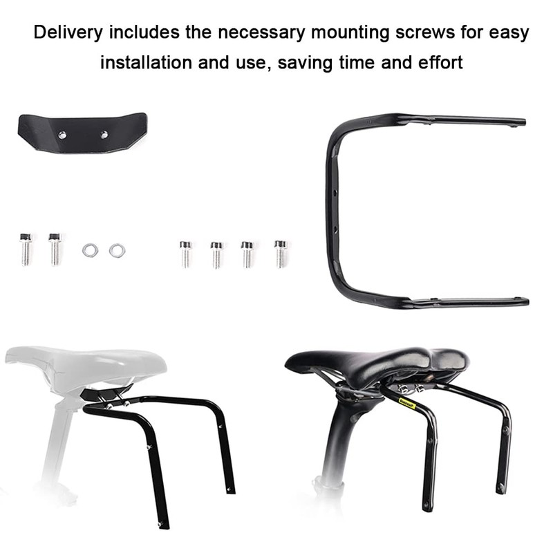 HXBER Bike Saddle Bag Stabilizer Bracket Bike Tail Bag Mount