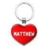 Graphics and More Metal Keychain Key Chain Ring I Love
