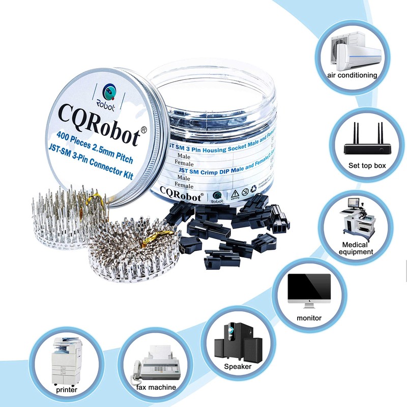 CQRobot JST SM - Conector electrónico de 3 pines de