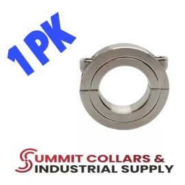 SUMMIT COLLARS 5/16" Inch Stainless Steel Double Split Shaft Collar