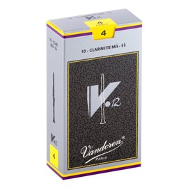 Vandoren CR614 Eb Clarinet V.12 Reeds Strength 4; Box of 10