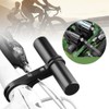 Gasea Bike Handlebar Extender Clamps Extension Mount Holder with Aluminum