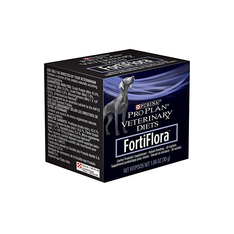 Purina Fortiflora Canine Nutritional Supplement Box (3 Pack), 30gm/90 Count