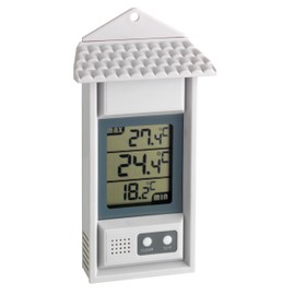 Min Max White Housed Digital Thermometer Perfect for Gardens, Greenhouses & Grow Rooms