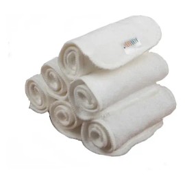 6 Absorbentes Insertos Microfibra 3 Capas Pañales Ecológicos