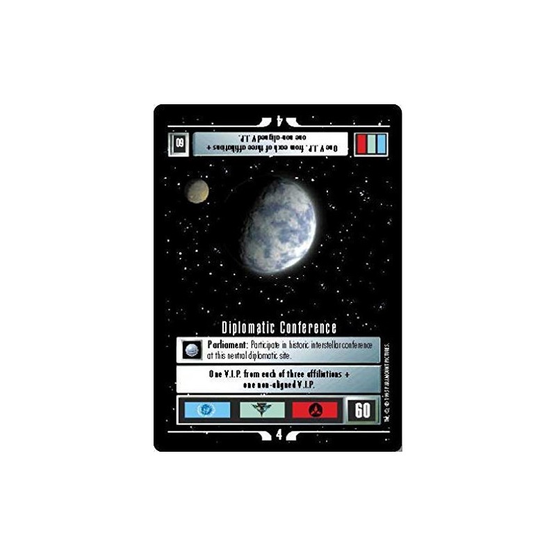 Decipher Star Trek CCG 1E AU Alternate Universe Diplomatic Conference