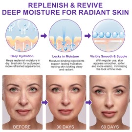 Retinol Firming Serum Stick, Skin Tightening Cream for Face, Retinol Anti Wrinkles Face Moisturiser Balm Stick, Triple Nourishing Cream to Smooth and Tighten face (2PC)