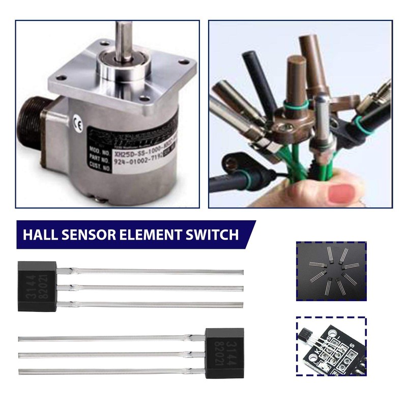 Be In Your Mind 20Pcs A3144/OH3144/44E/AH3144E TO-92UA Linear Hall Effect