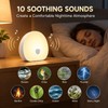 White Noise Night Light – 10 Soothing Sounds & 7-Color