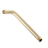 Westbrass 1/2" IPS x 10" Shower Arm only, Polished Brass,