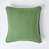 HOMESCAPES Rajput Ribbed Cushion Cover 18 x 18 Inches (45