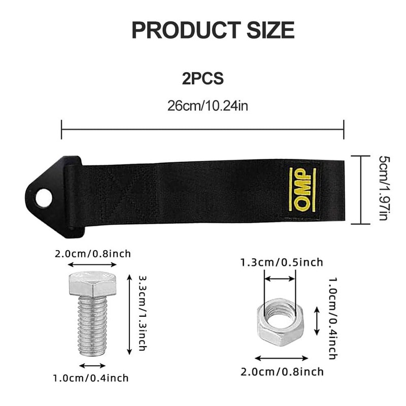 Racing Tow Strap, Racing Car Trailer Rope, Car Tow Loop,