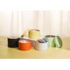 Aroparc Candle Tins 8oz with Lids, 24 Pack Seamless Bulk