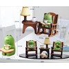 AMQUAL 7 Pcs Cute Frog Rocking Chair Set with Miniature
