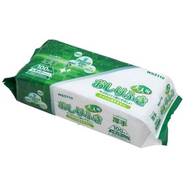 WS5110 Wet Wipes for Adults, Thick, Regular Size, Non-Flushable Type