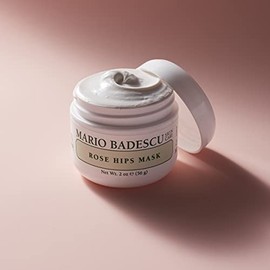 Mario Badescu Mascarilla de rosa mosqueta para pieles mixtas, secas y sensibles | Mascarilla facial con extracto de rosa mosqueta y vitamina E | Hidra