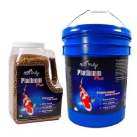 Blue Ridge Fish Hatchery Platinum Pro Koi Food - Professional Growth Formula - 14lb Bucket