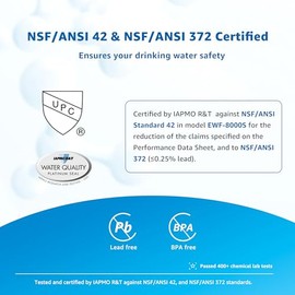 Filterlogic 3US-PF01 3US-MAX-F01 Replacement Filter, NSF/ANSI 42 Certified Replacement for Filtrete® 3US-PF01, 3US-MAX-F01H, 3US-PF01H, Delta RP78702, Manitowoc K-00337, K-00338, HF20, HF25, Pack of 2
