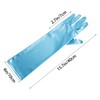 Lystaii Long Opera Party 20s Satin Gloves Stretchy Elbow Length