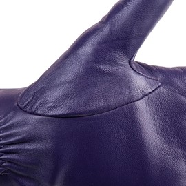 QNLYCZY Winter Leather Gloves for Women,Warm Cashmere Lining Touchscreen Texting Driving Fashion Glove