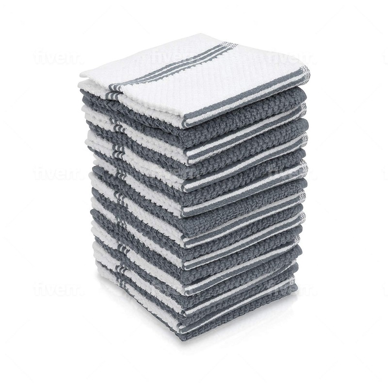 SIMPLI-MAGIC - Toallas de Cocina de Rizo de algodón, Paquete