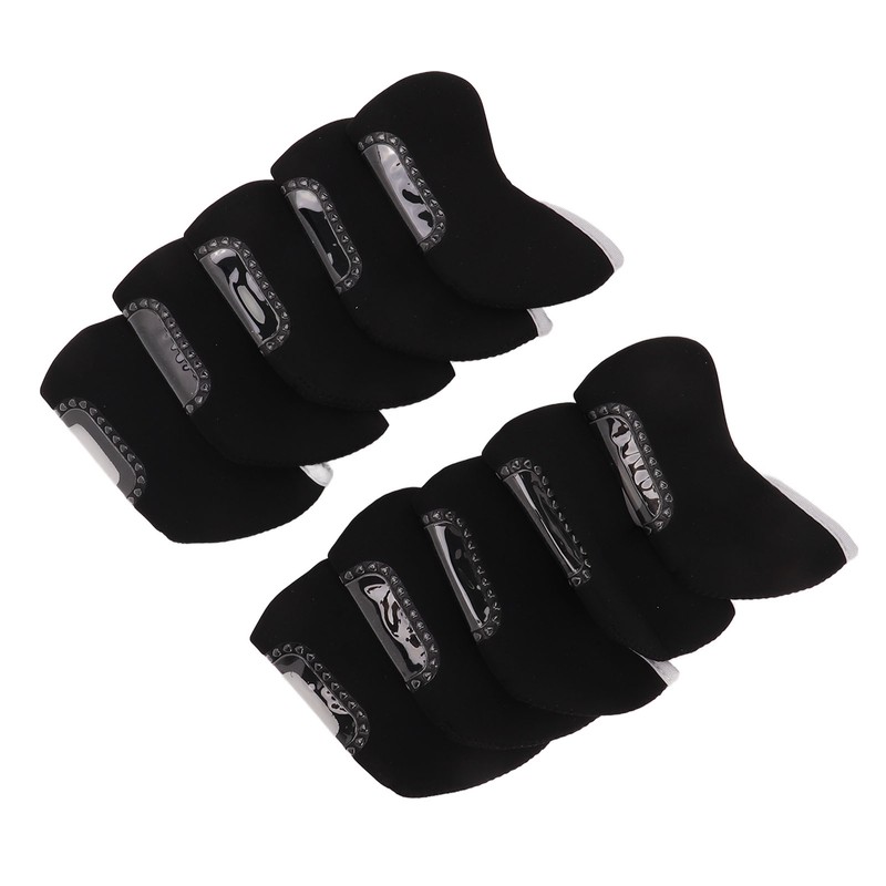 10 PCS Golf Iron Head Covers Golf Club Head Protective