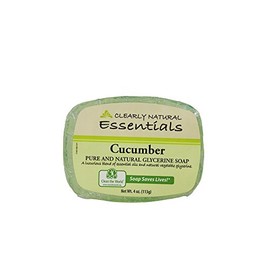 Clearly Natural: Glycerine Soap, Cucumber 4 oz (2 pack)