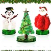 Set of 3 Mini Christmas Tree, Magic Paper Tree, DIY
