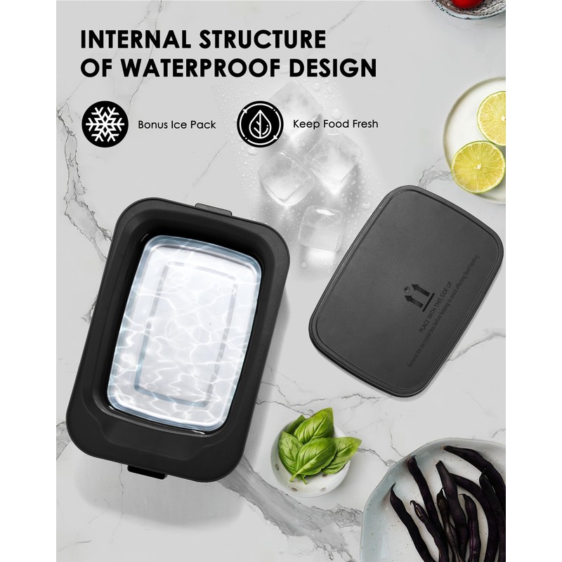 Aurevit Cordless Electric Lunch Box for Adults, 1.4L Heated Lunch